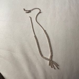 Crystal drop necklace